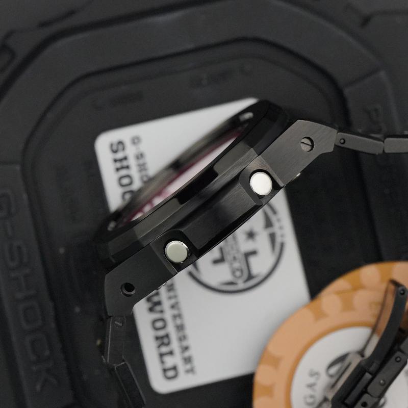 Casio Customized Watch Modified Series Dark Sakura Trend Modification Waterproof Luminous Quartz Men and Women Same Style Bl GA-2100-1A1
