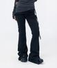 MISEKI SEOUL Side Shirring String Mini Skirt Pants Set Black