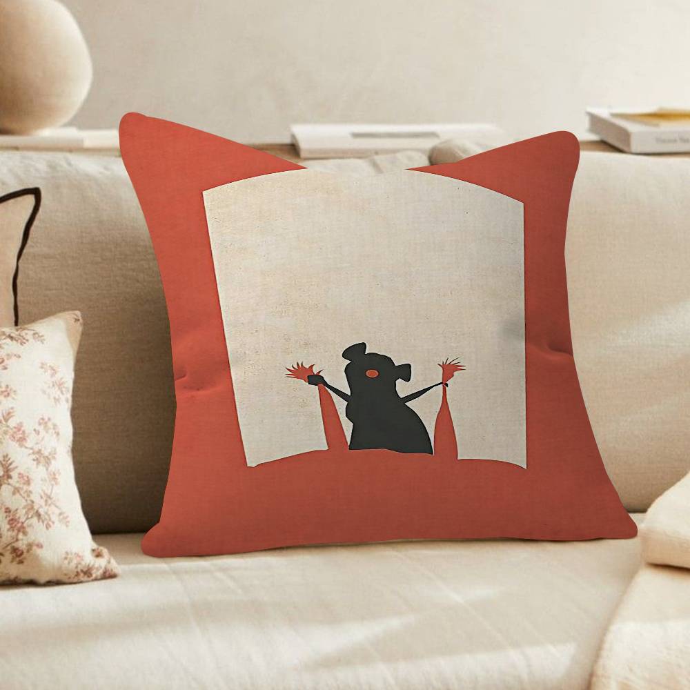 

Cartoon Movie Ratatouille Art Prints Pillow Cushion Cover Pillowcase Living Room Sofa Home Decor Customized 30x30 cm