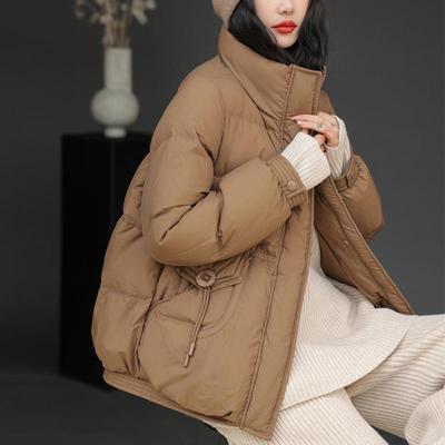 Women's Short Winter Jacket Women's Fashion High End White Duck Down Down Jacket