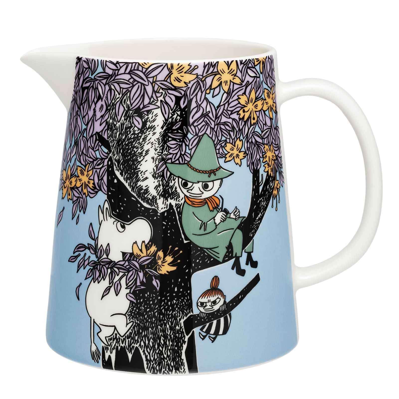 

Officially imported Moomin Arabia (MOOMIN ARABIA) Pitcher, 1.0L, Classic Friends Forever, Moomin Tableware, Arabia, 1076285
