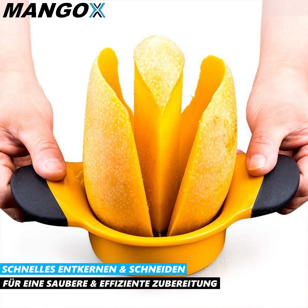 MANGOX Mango Slicer Mango Cutter Mango Corer Mango Peeler Mango Divider