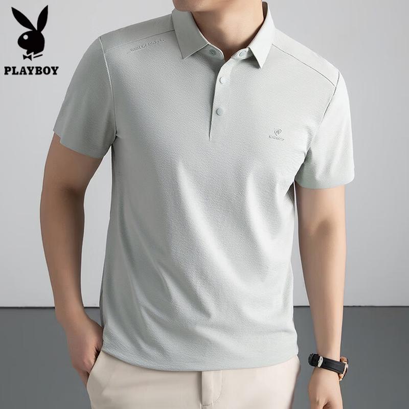 

PLAYBOY Men s Summer Quick-Dry Polo Shirt 54
