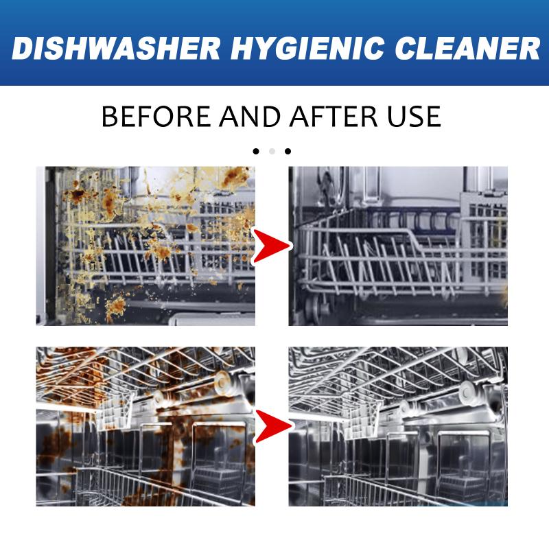 Jakehoe Dishwasher Cleaner Household Dish Cleaning Agent Tableware Detergent Remove Water Stains Grease and Dirt