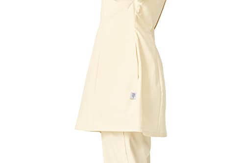 UNITE DIVISION OF ME Women's Top (3/4 Sleeves) [Waterproof/Anti-Static/Stretch/Anti-Bacterial/UV Protection/Easy Care] DOM0006 C-83 Cream, 3L