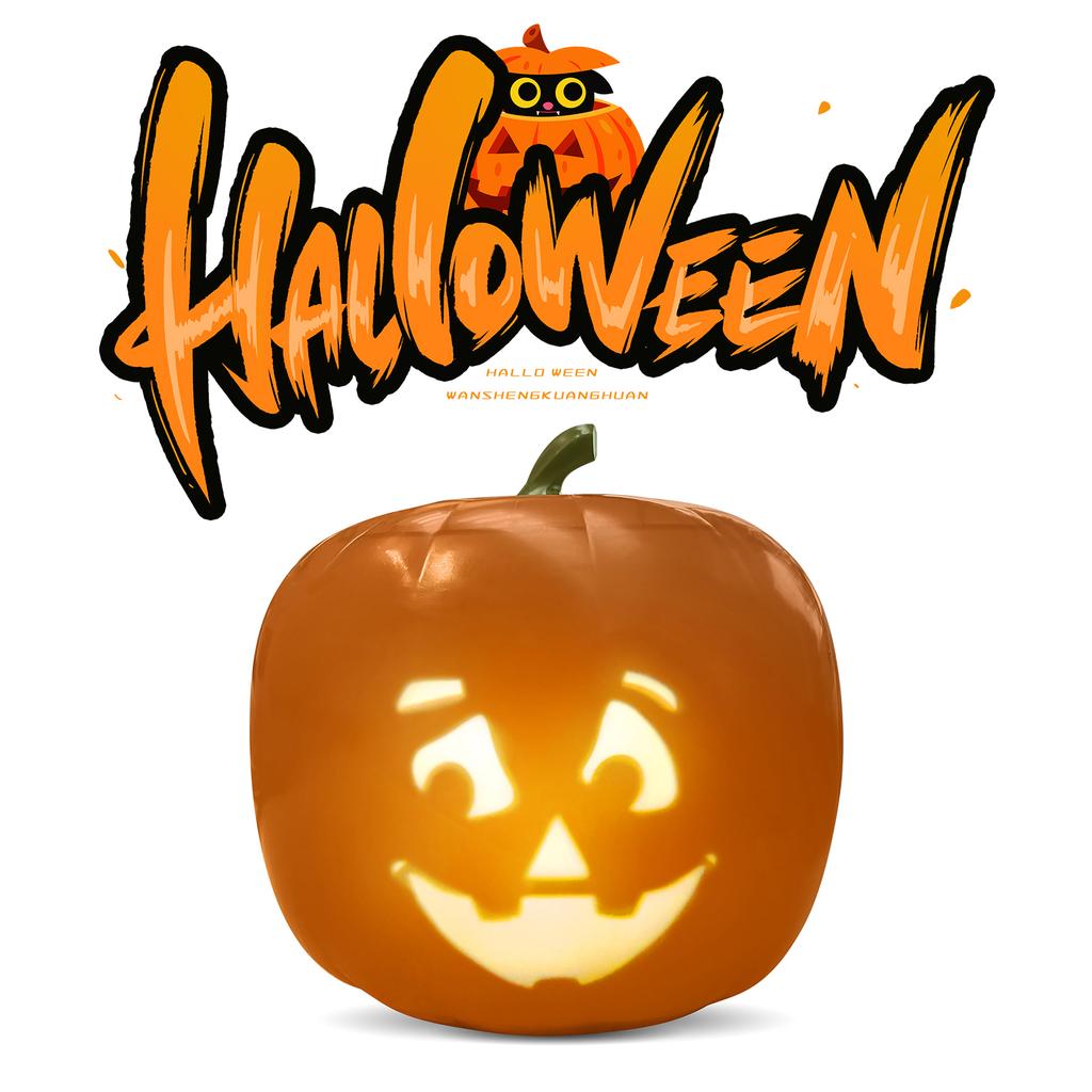 Snakkende Jack Snakkende Gresskar Flash Snakkende Syngende Animasjons LED Gresskar Lampe Kreative Gresskarpynt for Hjemmefest Dekor