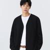 MINISO Men's V-Neck Casual Cardigan Sweatshirt