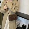 Women Solid Color PU Leather Shoulder Bag, Classic Flap Design Elegant Casual Versatile Daily Crossbody Handbag for Ladies