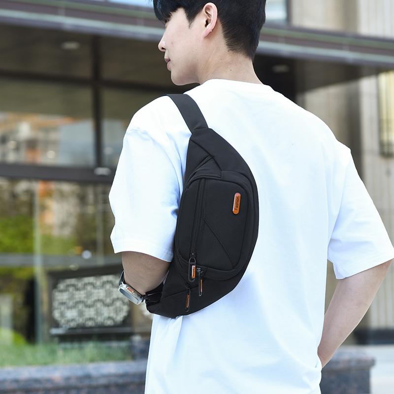 Unisex Waterproof Waist Pack - Multi-Pocket Adjustable Design for Travel/Sports/Business, Large Capacity & Anti-Slip Strap