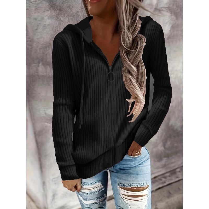 BITCED Women's Fashion Casual Solid Color Print Long Sleeve Hooded Hoodies & Sweatshirts Unique Design