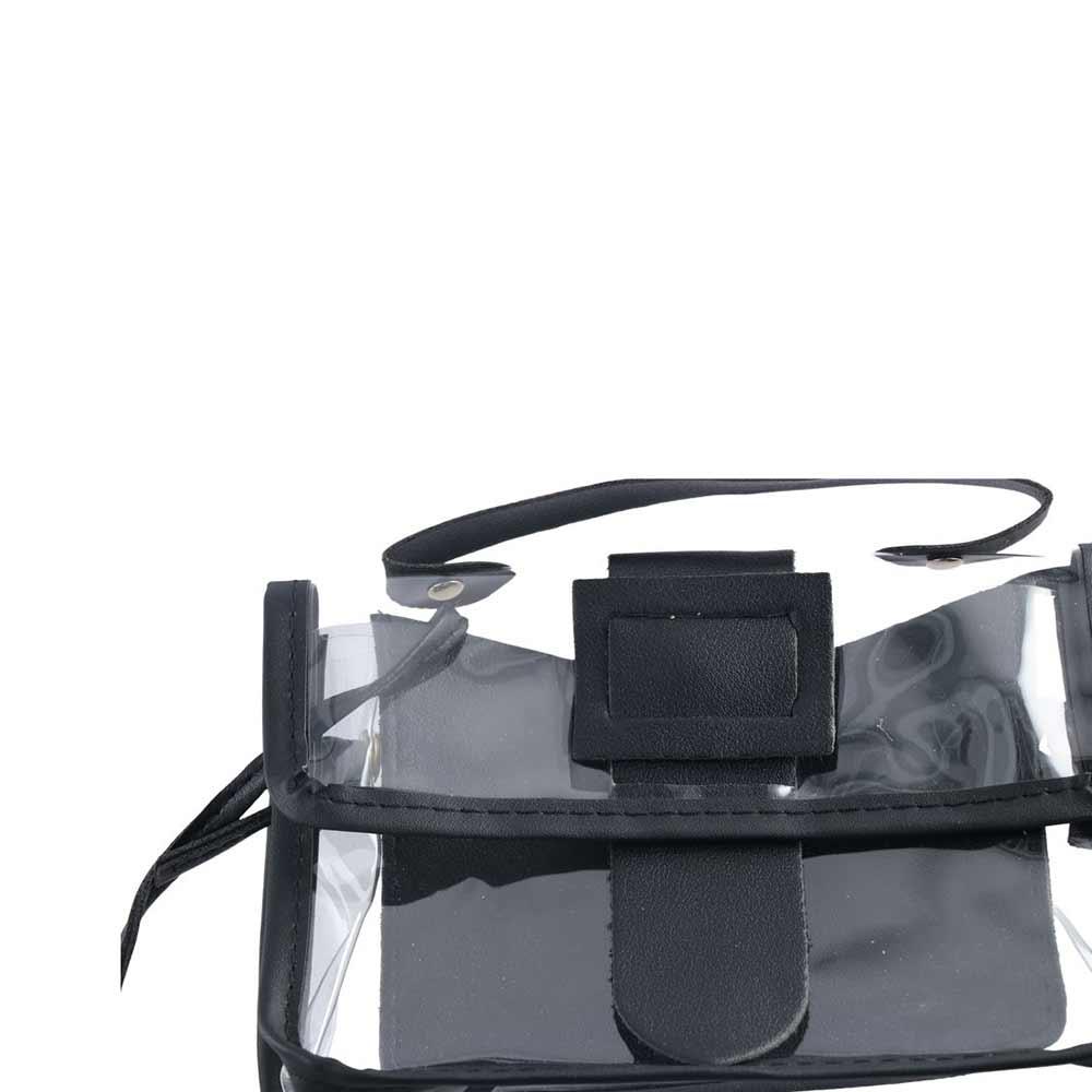 Transparent Ins Style Jelly Bag Small Square Bag Shoulder Messenger Crossbody Bag Women Handbag
