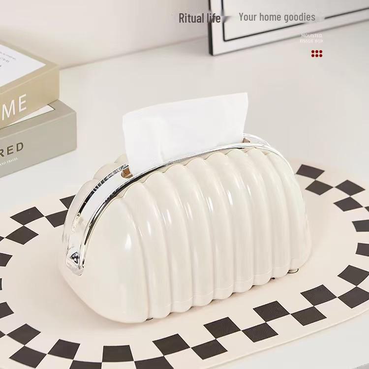 

Высококачественная коробка салфеток Cream Shell для дома