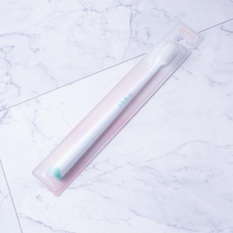 Premium Soft Bristle Toothbrush with Small Head & Non-Slip Handle, Individually Packaged for Daily Use