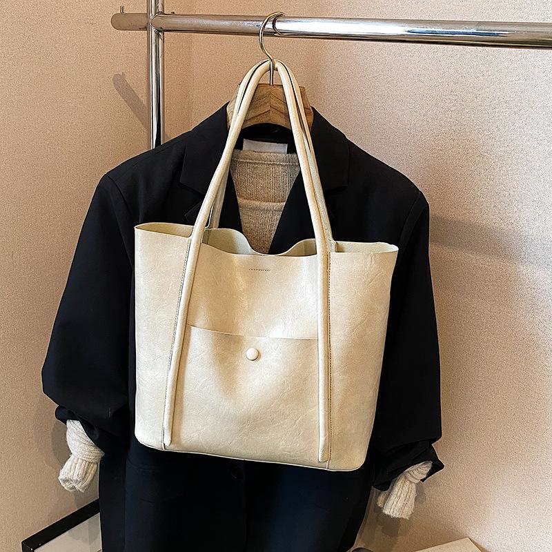 

Premium sense retro bag women s autumn and winter 2025 popular texture versatile shoulder bag large capacity tote big bag