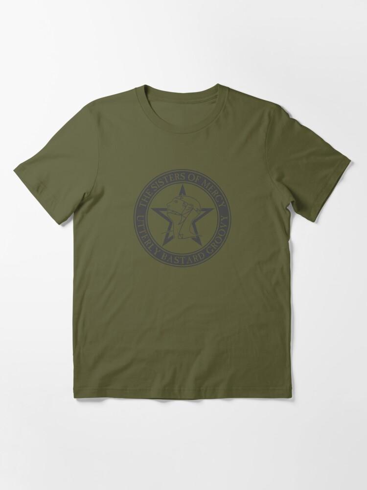 The Cure The Sisters of Mercy - Utterly Bastard Groovy - Dark Grey Essential T-Shirt