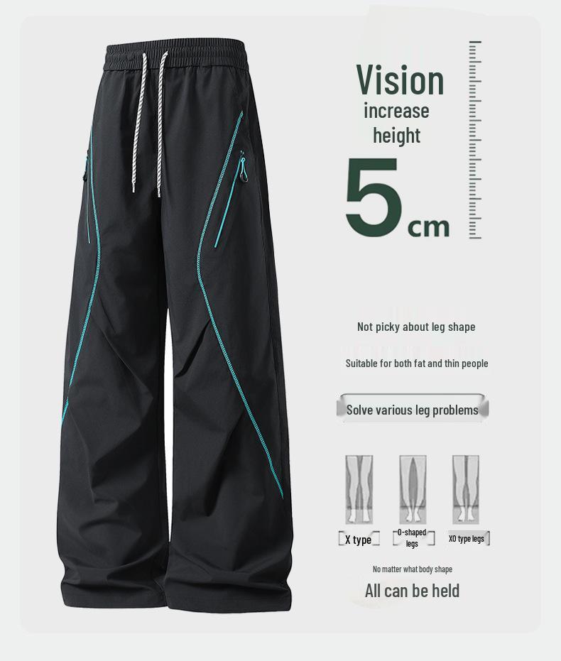 Pantaloni da Lavoro Paracadutista Antivento Impermeabili Unisex - Pantaloni Lunghi da Esterno per Autunno/Inverno