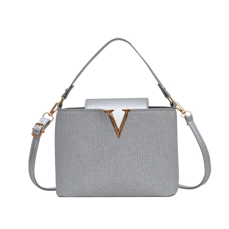 Foreign Style New Versatile Personality High Sense Small Square Bag Femininity Fashion Casual Simple Messenger Bag Tide
