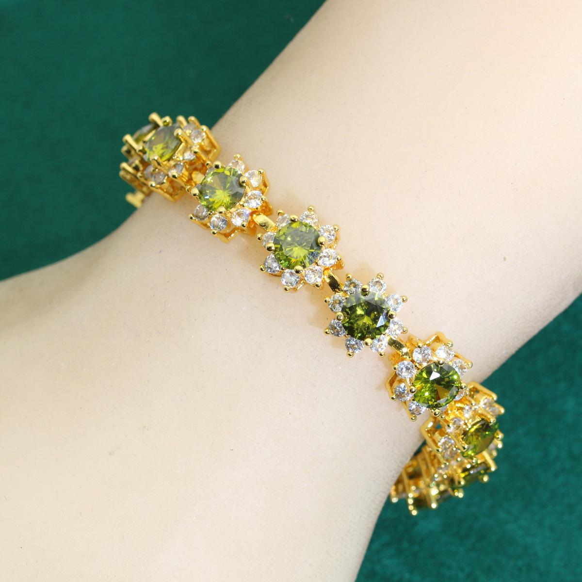 

Европа и США Изысканные модные ювелирные изделия AAA Цирконовый браслет Отдельно стоящие популярные ювелирные изделия