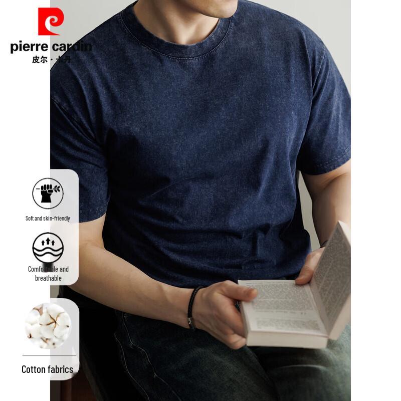 

Pierre Cardin Men s 100% Cotton Crew Neck T-Shirt 4XL