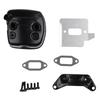 Exhaust Muffler Replacement Parts Set for Various Chainsaws Including Model Ranges of Series from the Range of For 362 To