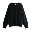 Casual Temperament Relaxed Waffle Crew Neck Japanese Simple Solid Color Sweater Man