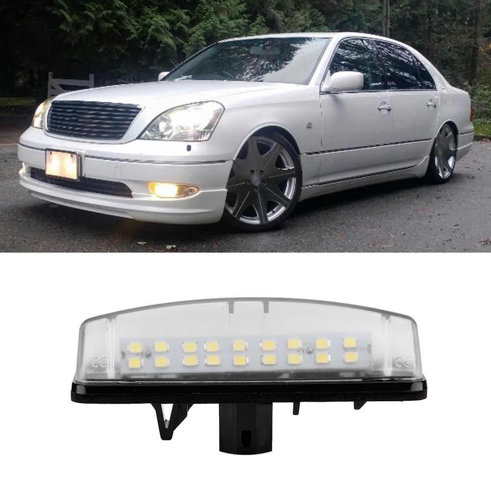 2 ks Auto LED světlo SPZ 12V SMD Lampa SPZ Vhodné pro TOYOTA Camry Ls430