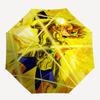 1pc Golden Saint Seiya Auto-Open Umbrella with Foldable Design, 8-Bone Iron Frame, Outdoor, Festival Gift for Fans, Travelers, Daily Use.T105