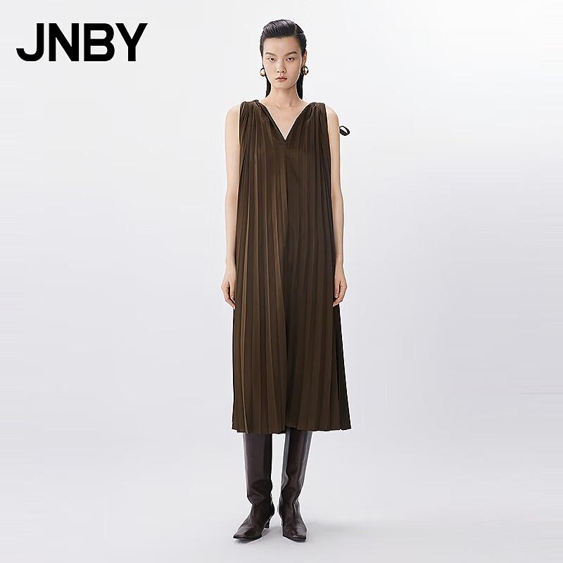 

JNBY 25 Summer Sleeveless V-Neck A-Line Dress L