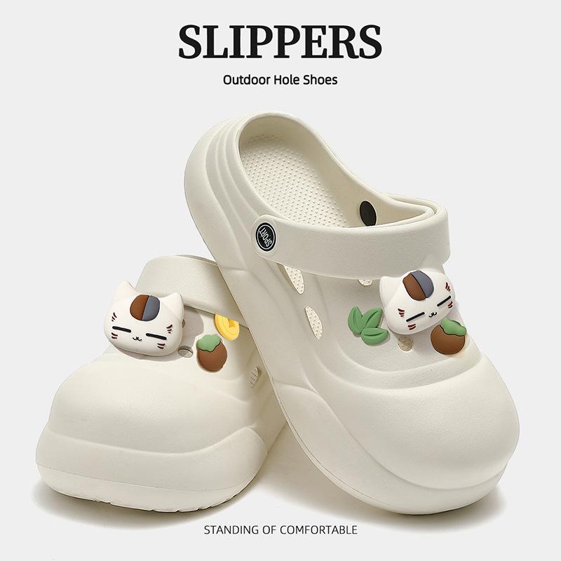 Hole shoes wear summer thick-soled new EVA soft-soled non-slip bag head sandals