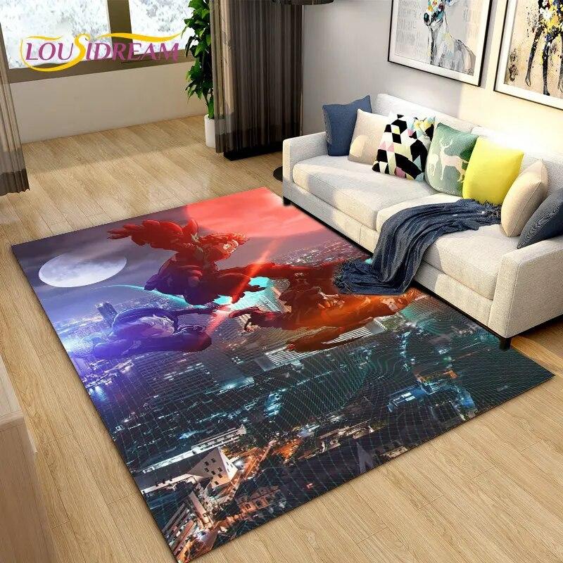 My Hero Academia, Japan Anime Area Rug,Carpets Rug for Living Room Bedroom Sofa Doormat Decoration,Kids Play Non-slip Floor Mat