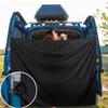 Van Shower Drapery Van Rear Door Shower Drape With Magnetic Hooks Adjustable Sunshade Cover Automotive Accessories For SUV Truck