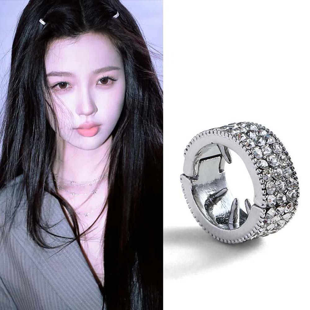 2/4/6pcs/set Y2K Silver Round Hairclasp Hollow Out Dreadlocks Beads Hair Braid Tubes for Braids