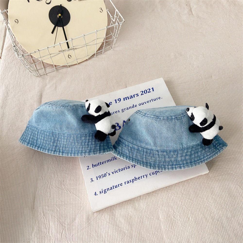 Korean Style Children Sun Visor Hat Cowboy Baby Fisherman Hat Breathable Basin Hat  Travel