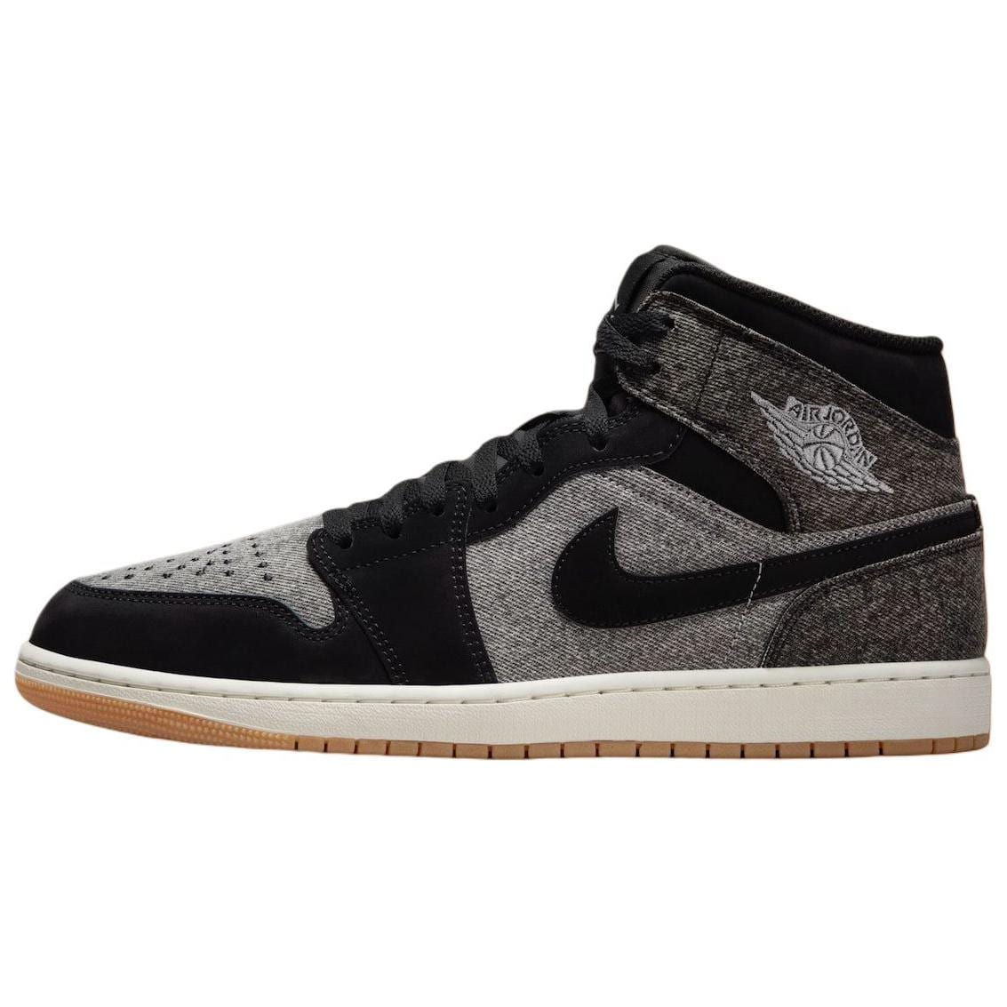Jordan 1 Mid Se Black Denim