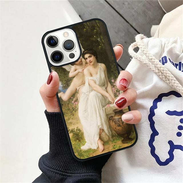 Renaissance Art Painting Coque Shell For iPhone 17 Air 15 16 14 13 12 Pro Max 11 Pro Max Plus Phone Case Cover