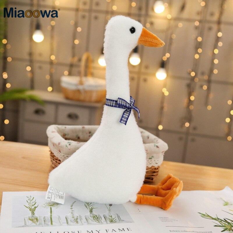 

Белый гусь, плюшевая игрушка, милые животные, популярные мягкие куклы, мягкая подушка, модные детские игрушки, детский подарок на день рождения, Рождественский подарок 30cm