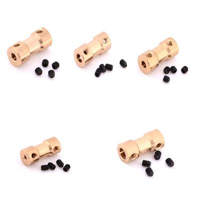 Attractive And Durable 2/3/3.17/4/5Mm Motor Copper Shaft Coupling Coupler Connector Sleeve Adapter Tool