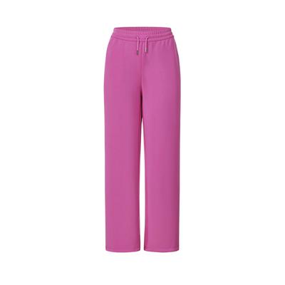 Fitness Loose Knit Mid-Stretch Drawstring Casual Pants Women Bottoms A11W621611F-VT