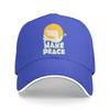 Typography Baseball Cap Unisex Hats Visor Protection Snapback Peace Dove Gifts Caps