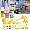Bicycle Brake Oil Bleed Kit Brake Mineral Oil 60ML MTB Road Bike Hydraulic Disc Brake Oil Bleed Kit For SHIMANO TEKTRO SRAM NUTT