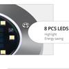 1/4pcs/8pcs Outdoor Solar Lights Buried Garden Decor 8/16LED Lamp Sunlight Power Disk Light Underground Yard Lawn Spotlight