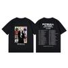 Pitbull I'm Back Tour 2026 Merch Camisetas Rapper Mr.worldwide Camisetas Gráficas Homens Mulheres Moda Hip Hop Streetwear Camiseta Oversized Roupas Casuais
