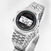 Damen Casual LED Elektronische Uhr Edelstahl Retro Digitale Armbanduhr Wasserdicht Klassische Militär Sportuhr für Mann
