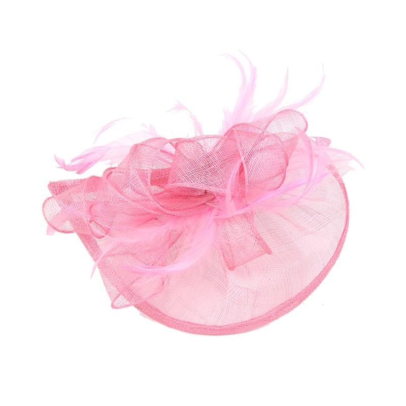 Ethereal Fairytale Silk Flower Feather Headpiece For Women