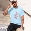 Japanese Blossom Print Unisex Unisext Tshirt Summer Autumn Daily Outor Sports Casual Loose Street Shortsleeve 2026 New Model