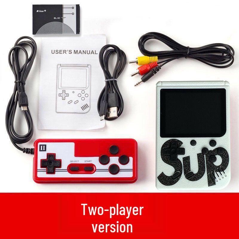 Klassische Retro-Handheld-Spielekonsole: 400-in-1 mit Einzel- und Doppelspielermodi