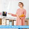 Magnetic Pen Holder Magnetic Cup Locker Organizer Fridge Pen Holder With Strong Magnets Dry Erase Marker Storage Holder