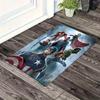 1pc Avengers Pattern Area Rug Soft Flannel Floor Mat for Living Room, Office, Bedroom, Outdoor and Camping, Sofa Coffee Table Floor Mat, Dec