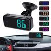 Vehicle Flat Panel Display Plug PlayColorful LED Display GPS Digital Speedometer Digital Automotive HUD for Car Truck SUV RV