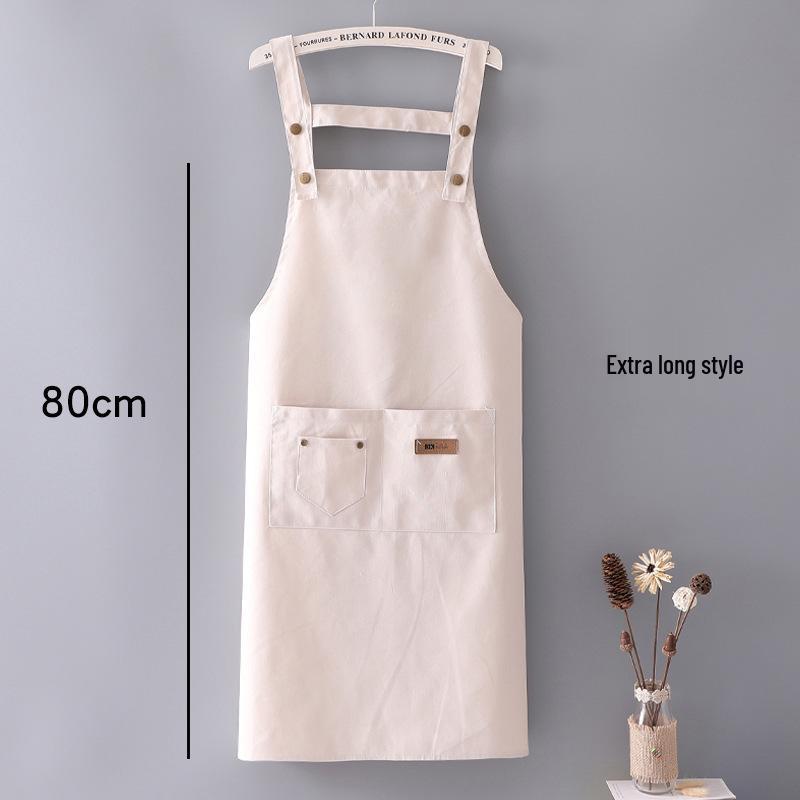Unisex Canvasförkläde: Snygg, Smutsavvisande, Slitstark, Perfekt för Kök & Restauranger, Egen Logotyptryck Finns